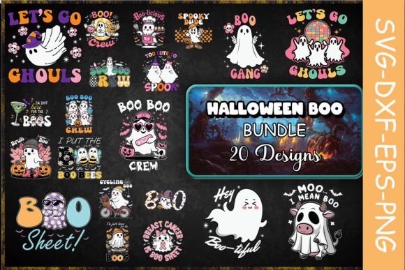Halloween Boo SVG Bundle