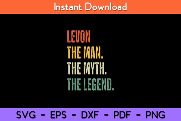 Levon the Man the Myth the Legend Funny Embroidery Review