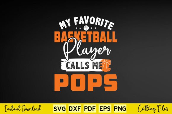 My Favorite Basketball Player Calls Pops Embroidery Review